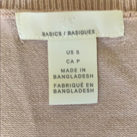 H&M Light pink v-neck sweater - Picture 2 of 3